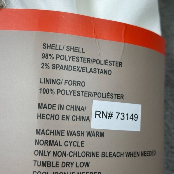 Dakota Blue Womens White Crepe Blazer Open Front  Size M NWT 6451 - Picture 3 of 5